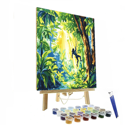 Tarzan Jungle Exploration - Disney Inspired Numbered Painting Kits