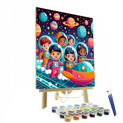 Space Explorers' Voyage Paint By Numbers