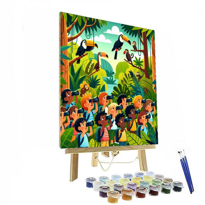 Jungle Rainforest Discovery Paint By Color