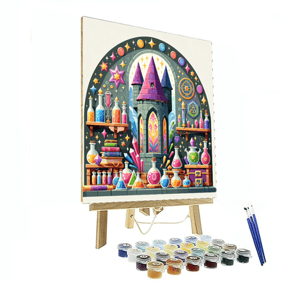 Wizard's Spellbound Tower Painting By Numbers Kit