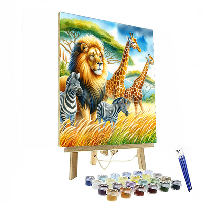 Wonderful Wildlife Painting Number Kit