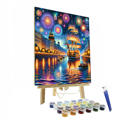 The White Nights Festival - Russia Numbered Painting Kits