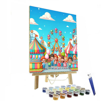 Sunny Carnival Adventure Painting By Numbers Kit