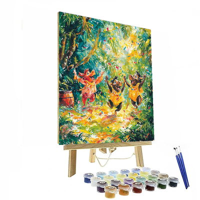 Pumbaa's Party In The Wild - Disney Inspired Numbered Painting Kits