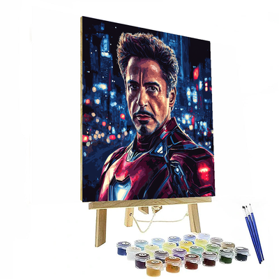 Robert Downey Jr.: The Iron Legacy Of Tony Stark Unleashed Paint By Numbers