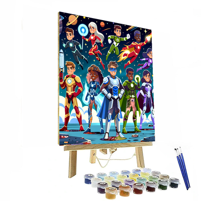 Galactic Guardians Painting By Numbers Kit