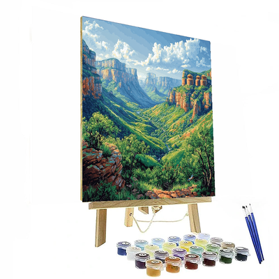 Blyde River Canyon - Mpumalanga Painting Number Kit