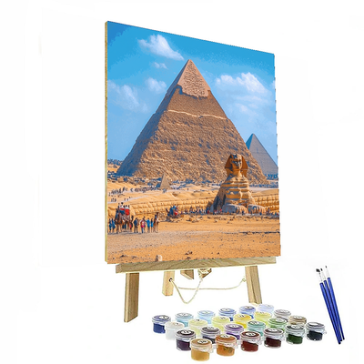 Giza Pyramids - Egypt DIY Paint By Numbers