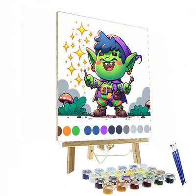 Giggle-worthy Goblin DIY Paint By Numbers