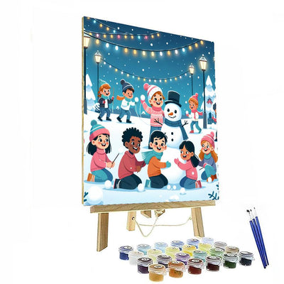 Magical Winter Festival Painting By Numbers Kit