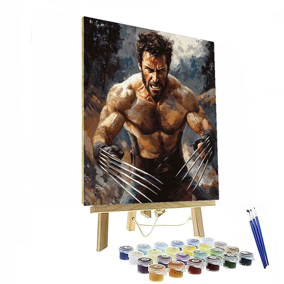 Hugh Jackman: The Indomitable Spirit Of Wolverine Paint By Numbers Kits