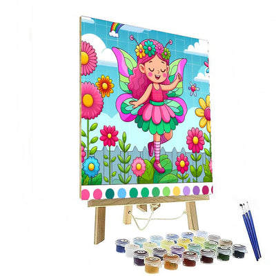 Happy Garden Fairy Number Painting