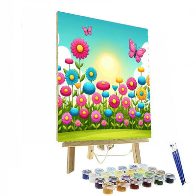 Wondrous Wildflower Garden Painting By Numbers Kit