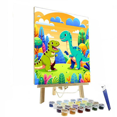 Wild About Dinosaurs Painting By Numbers Kit