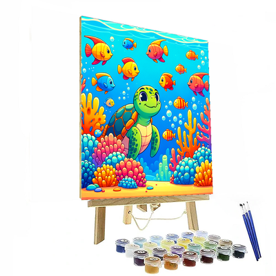 Cute Creatures Under The Sea DIY Paint By Numbers