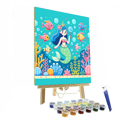 Underwater Mermaid Journey Paint By Numbers