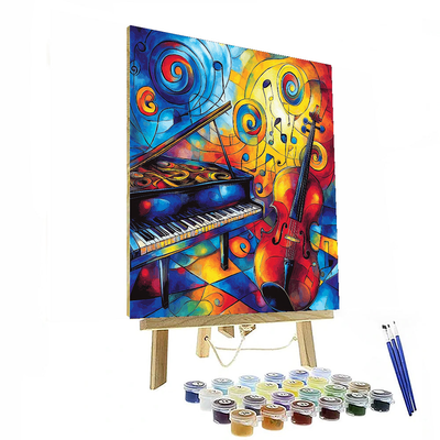 Wassily Kandinsky Inspired Timeless Classical Music  Paint By Number