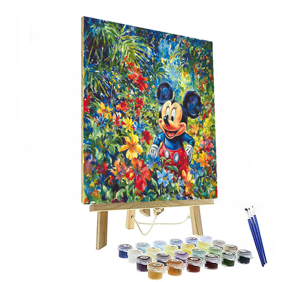 Mickey's Whimsical Garden Adventure - Disney Inspired Numbered Painting Kits