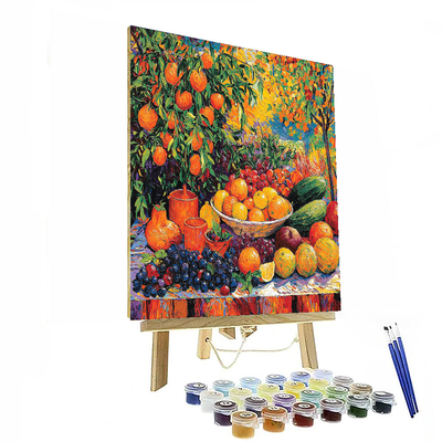 Vincent Van Gogh Inspired Vibrant Harvest  Paint By Numbers Kits