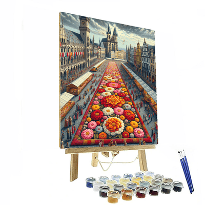 Flower Carpet Festival Painting By Numbers Kit