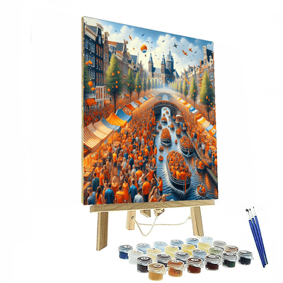 Queen's Day - Netherlands Paint By Color