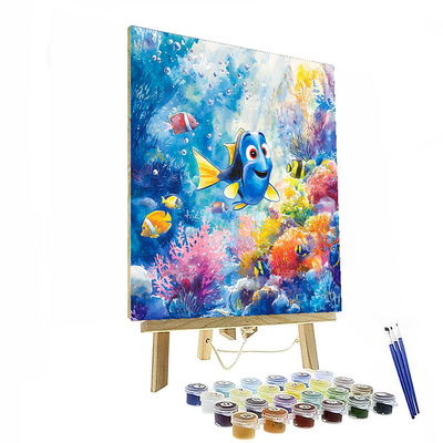 Finding Dory Ocean Adventure - Disney Inspired Numbered Painting Kits