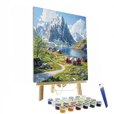 Lofoten Islands - Norway Painting By Numbers Kit