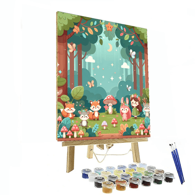 Whimsical Woodland Tales Painting Number Kit