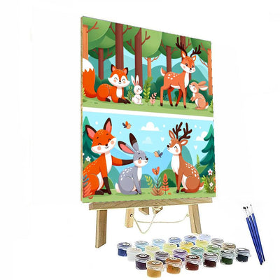 Wonderful Woodland Creatures Paint By Number