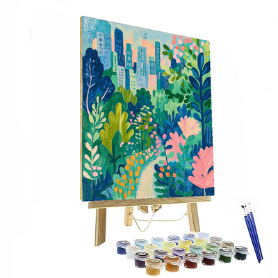 Henri Matisse Inspired Breezy Urban Jungle  Paint By Numbers Kits