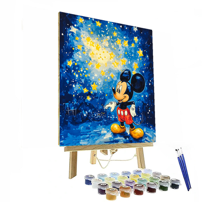 Mickey Mouse Starry Adventure - Disney Inspired Painting By Numbers Kit