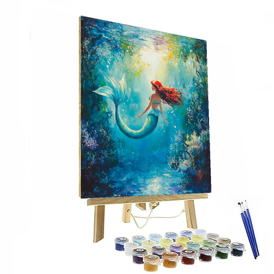 Ariel Underwater Kingdom - Disney Inspired Paint By Color