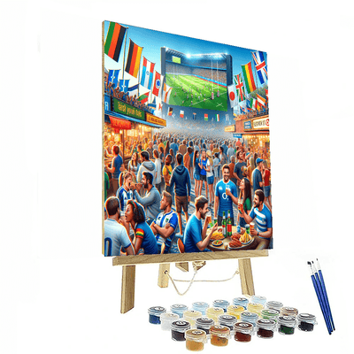 Rugby World Cup - France Painting By Numbers Kit