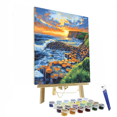 Giants Causeway - County Antrim, Northern Ireland Numbered Painting Kits