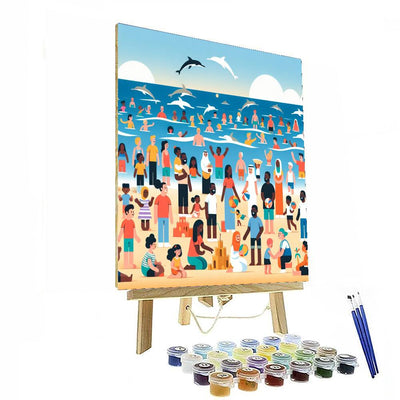 Seaside Summer Celebration Paint By Number