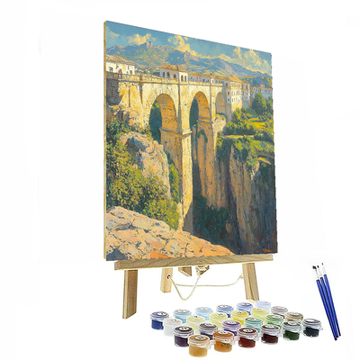 Ronda Bridge - Spain Numbered Painting Kits