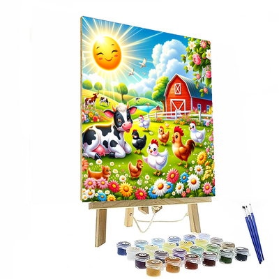 Sunny Days On The Farm Paint By Number