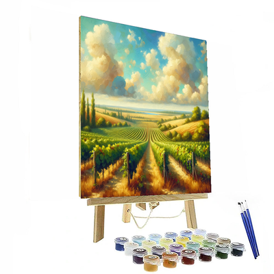 Sunny Vineyard Escape Paint By Color