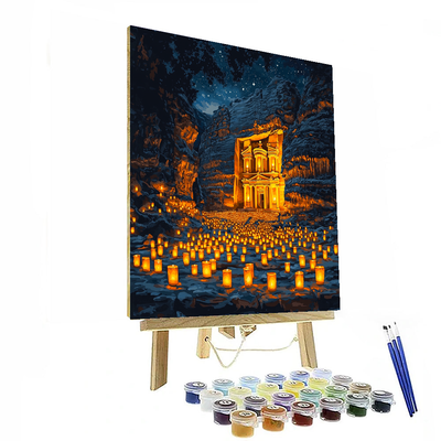 Petra By Night Paint By Numbers Kits