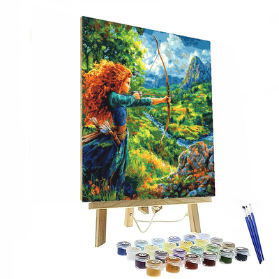 Merida's Archery Challenge - Disney Inspired Numbered Painting Kits