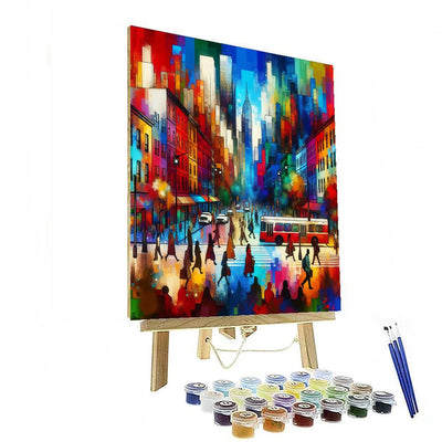 Vibrant City Adventure Paint By Numbers