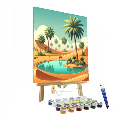 Desert Oasis Journey DIY Paint By Numbers