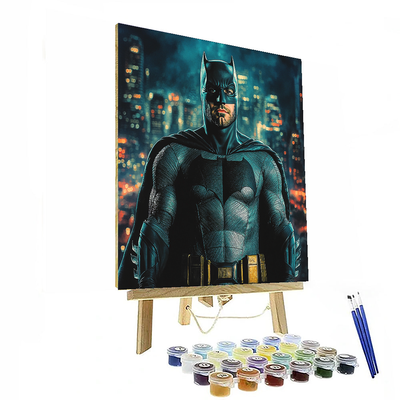 Ben Affleck: The Resilient Batman Of Gotham Paint By Numbers Kits