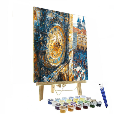 Prague Astronomical Clock - Prague Numbered Painting Kits