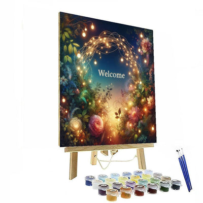 Twinkling Fairy Lights Painting By Numbers Kit