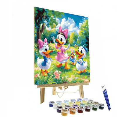 Daisy's Day At The Park - Disney Inspired Paint By Number