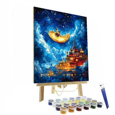 Aladdin's Magic Carpet Adventure - Disney Inspired Numbered Painting Kits