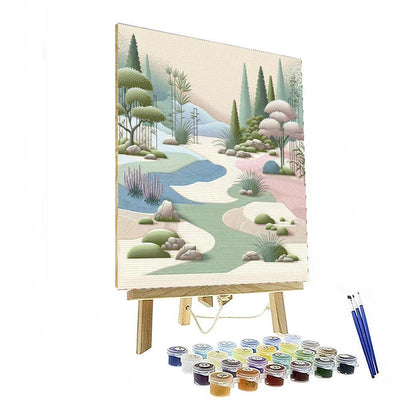 Zen Garden Escape Tapestry Paint By Numbers Kits