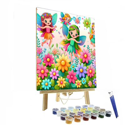 Fairy Garden Delights Painting Number Kit