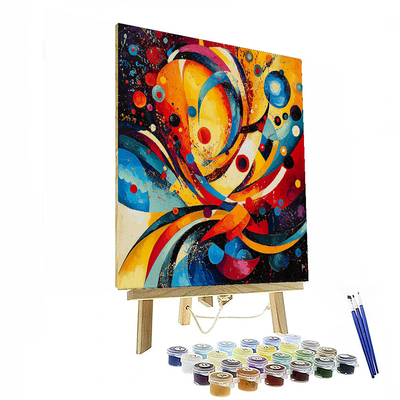 Wassily Kandinsky Inspired Abstract Moments Of Joy  Paint By Numbers Art